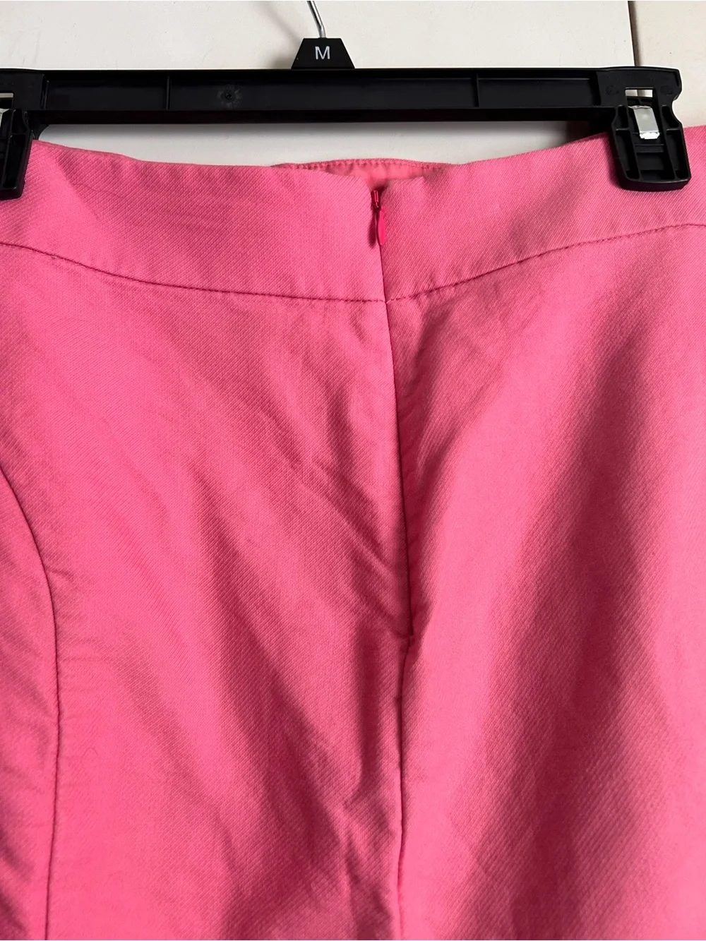 J.Crew Pink Pencil Skirt Size 8 Knee Length Back Vent Lined Career Preppy